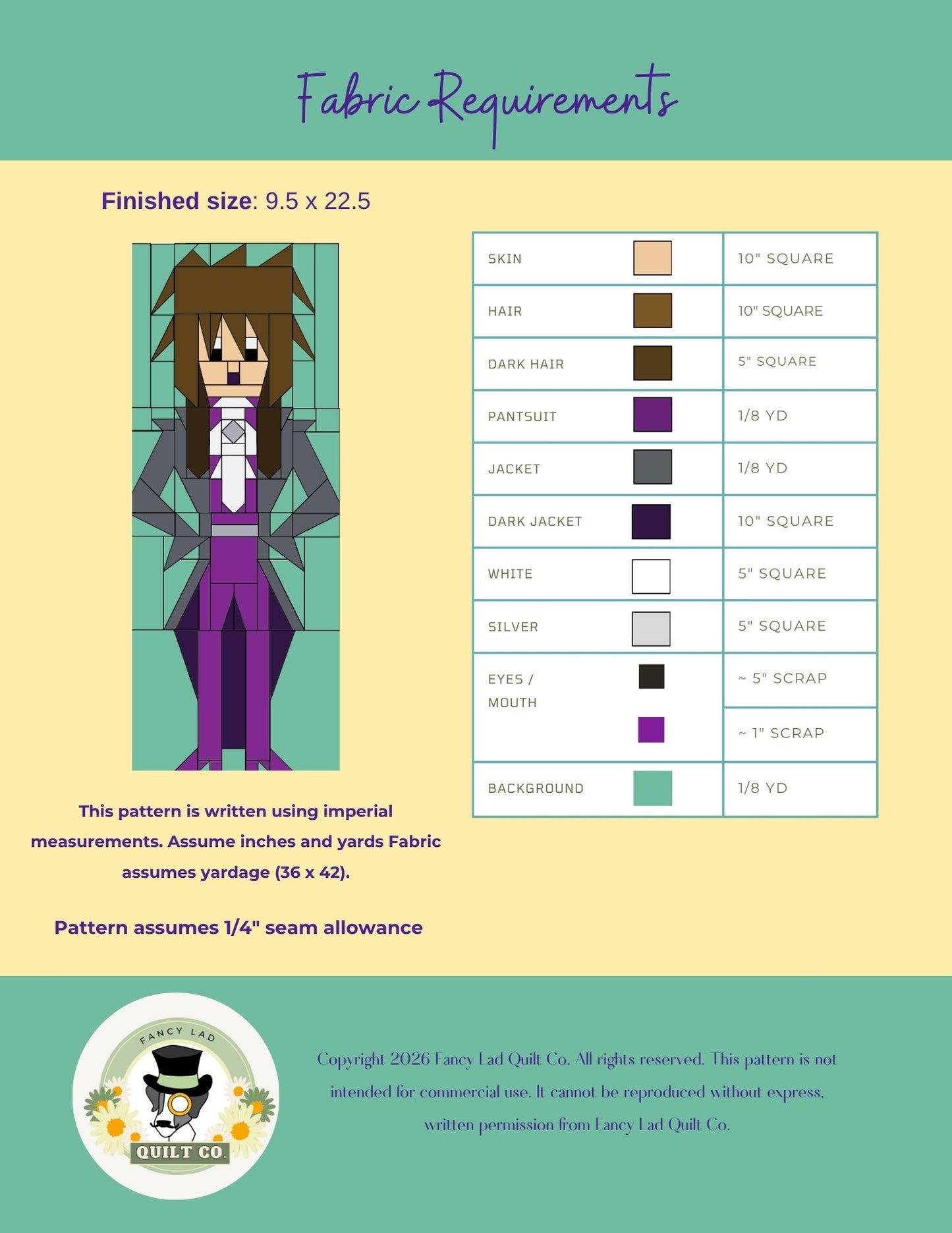 PDF Pattern: Fae King