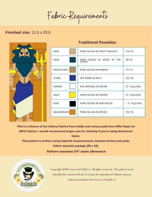PDF Pattern: Poseidon