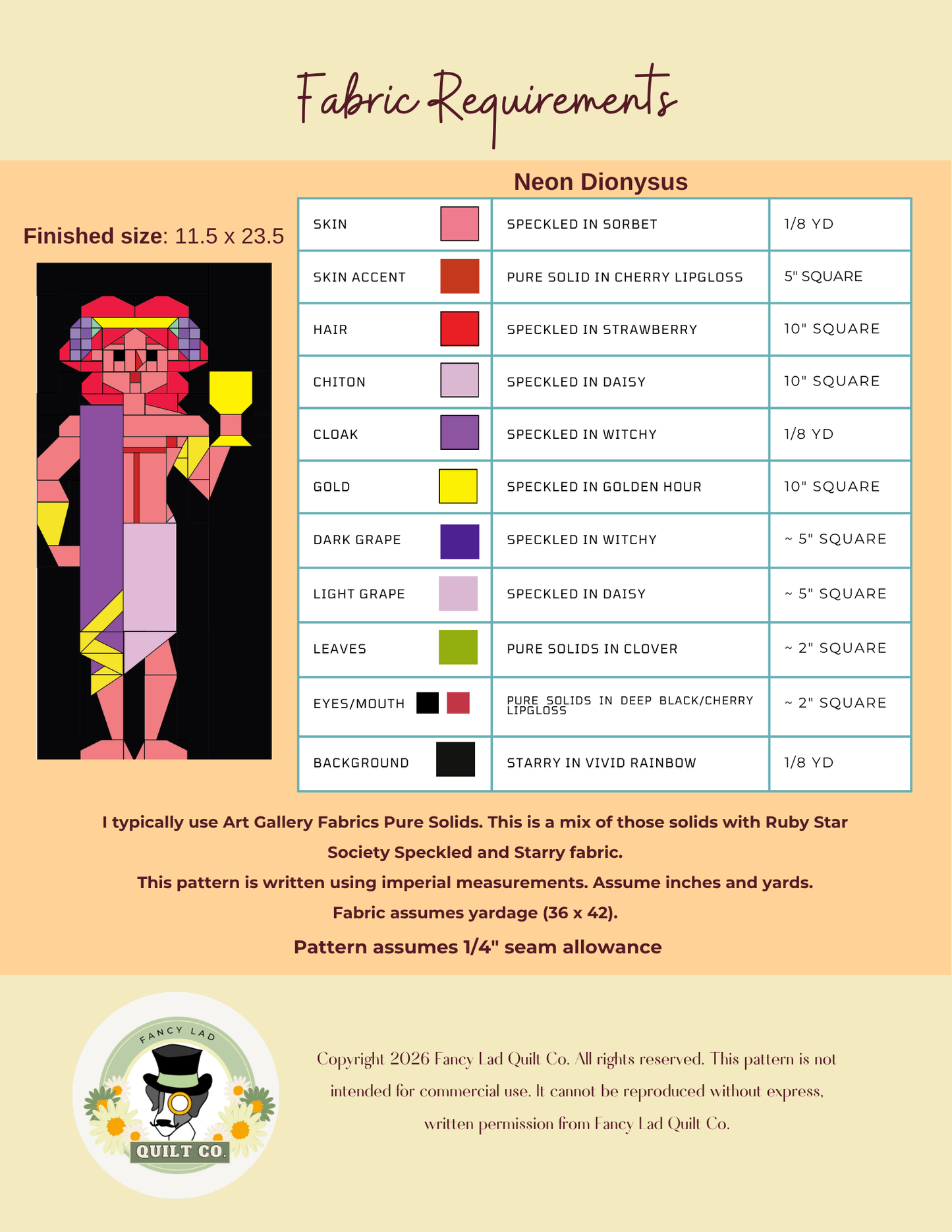 PDF Pattern: Dionysus
