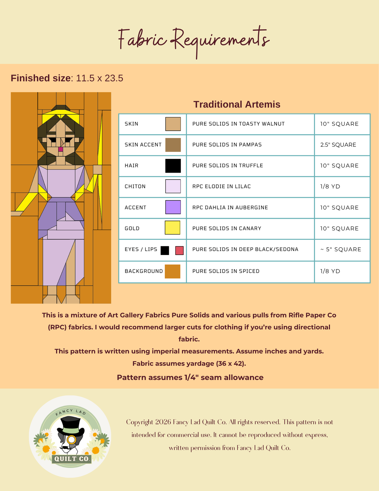 PDF Pattern: Artemis