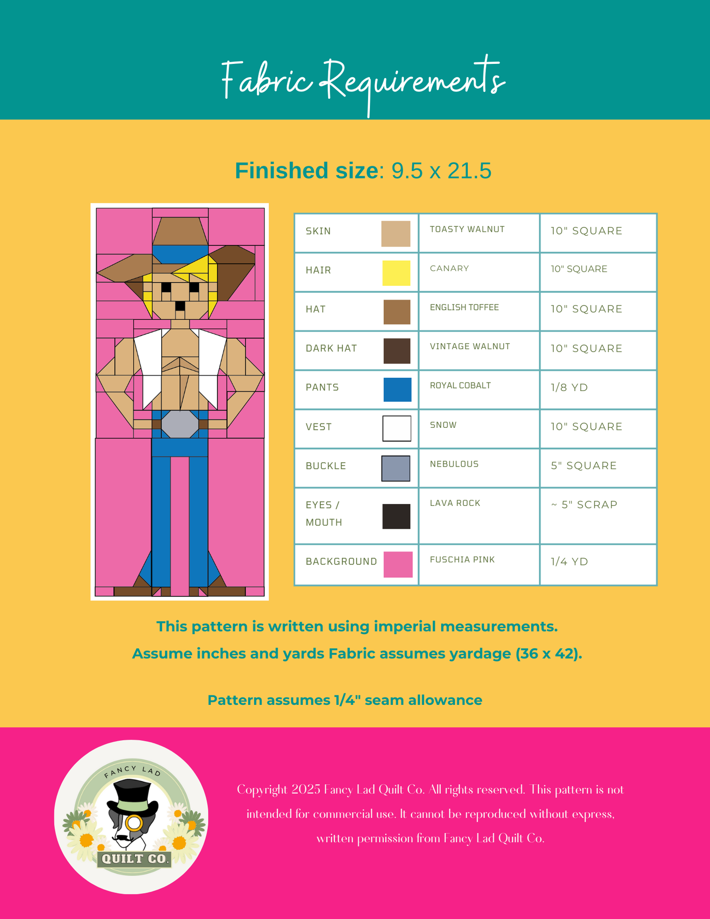 PDF Pattern: Cowboy
