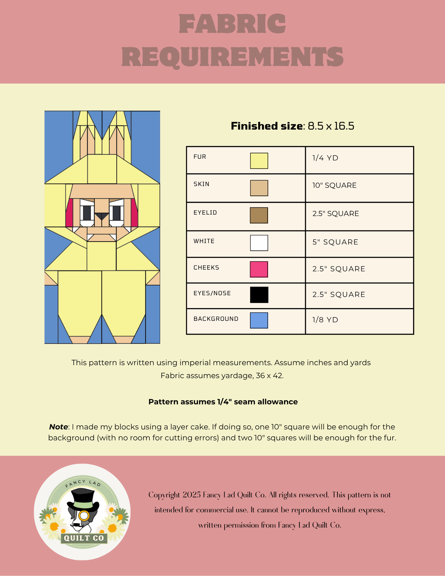 PDF Pattern: Bunny Monster