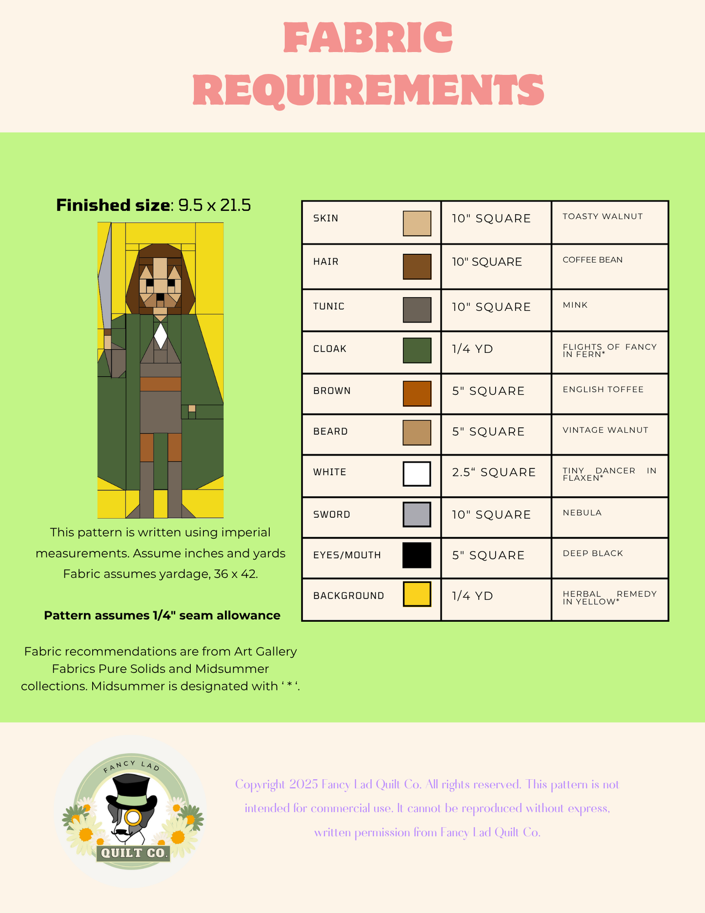 PDF Pattern: Ranger