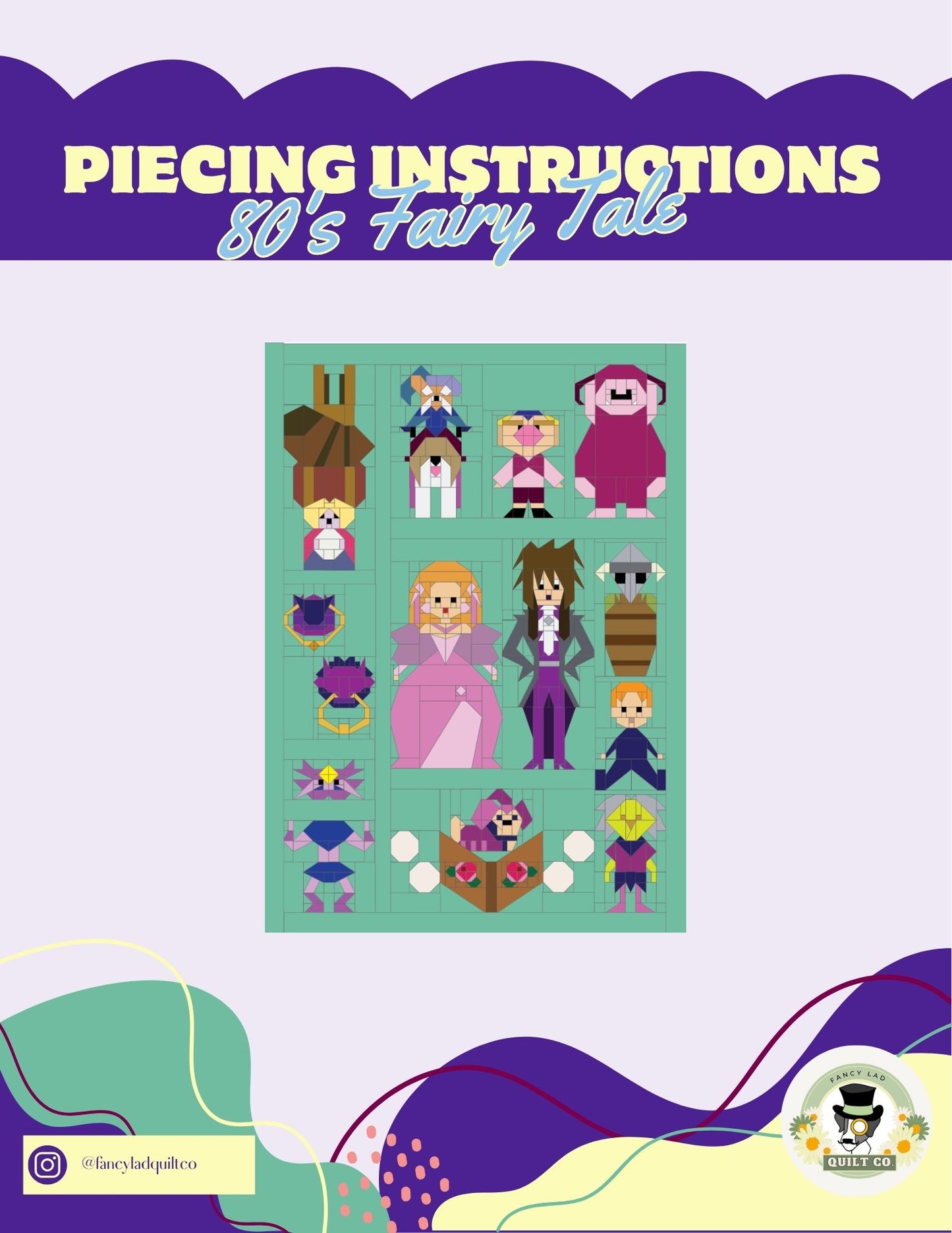 80's Fairy Tale: Piecing Instructions
