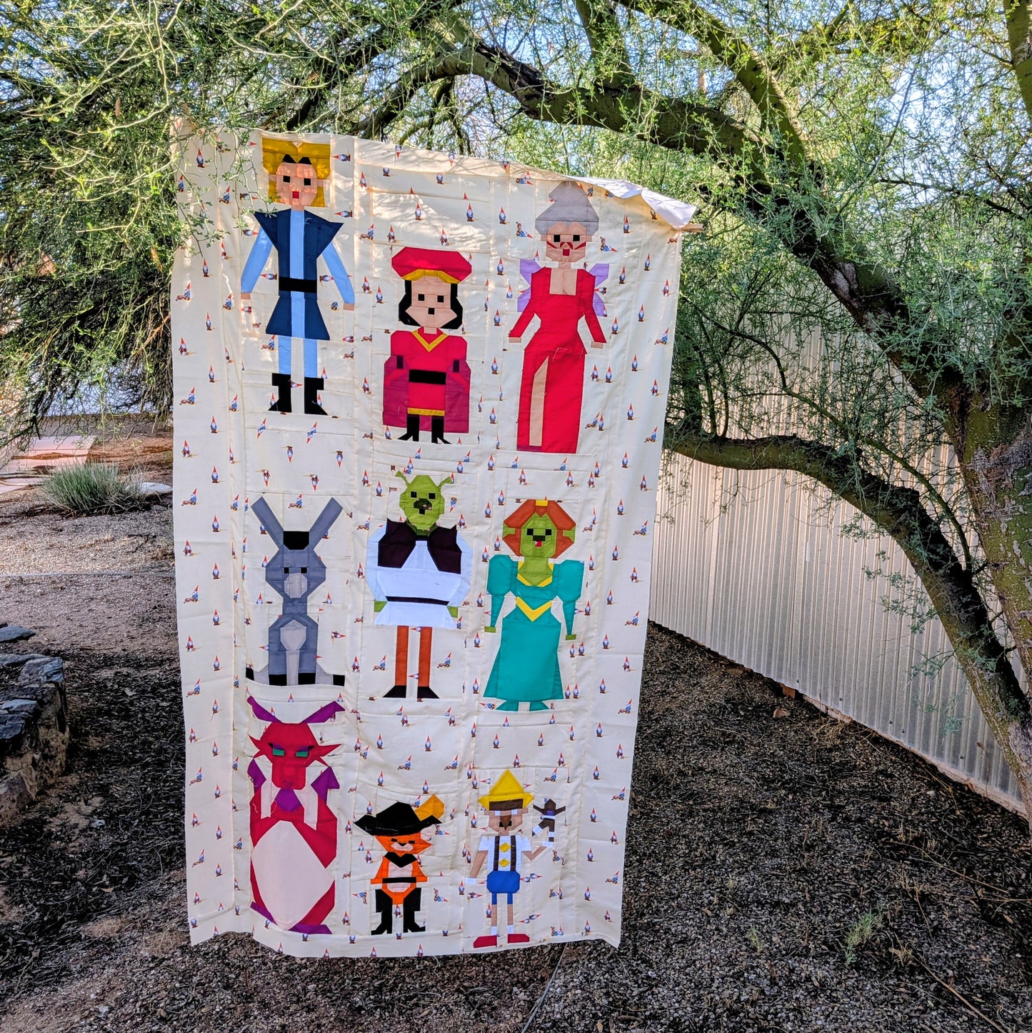Shrek Quilt Top