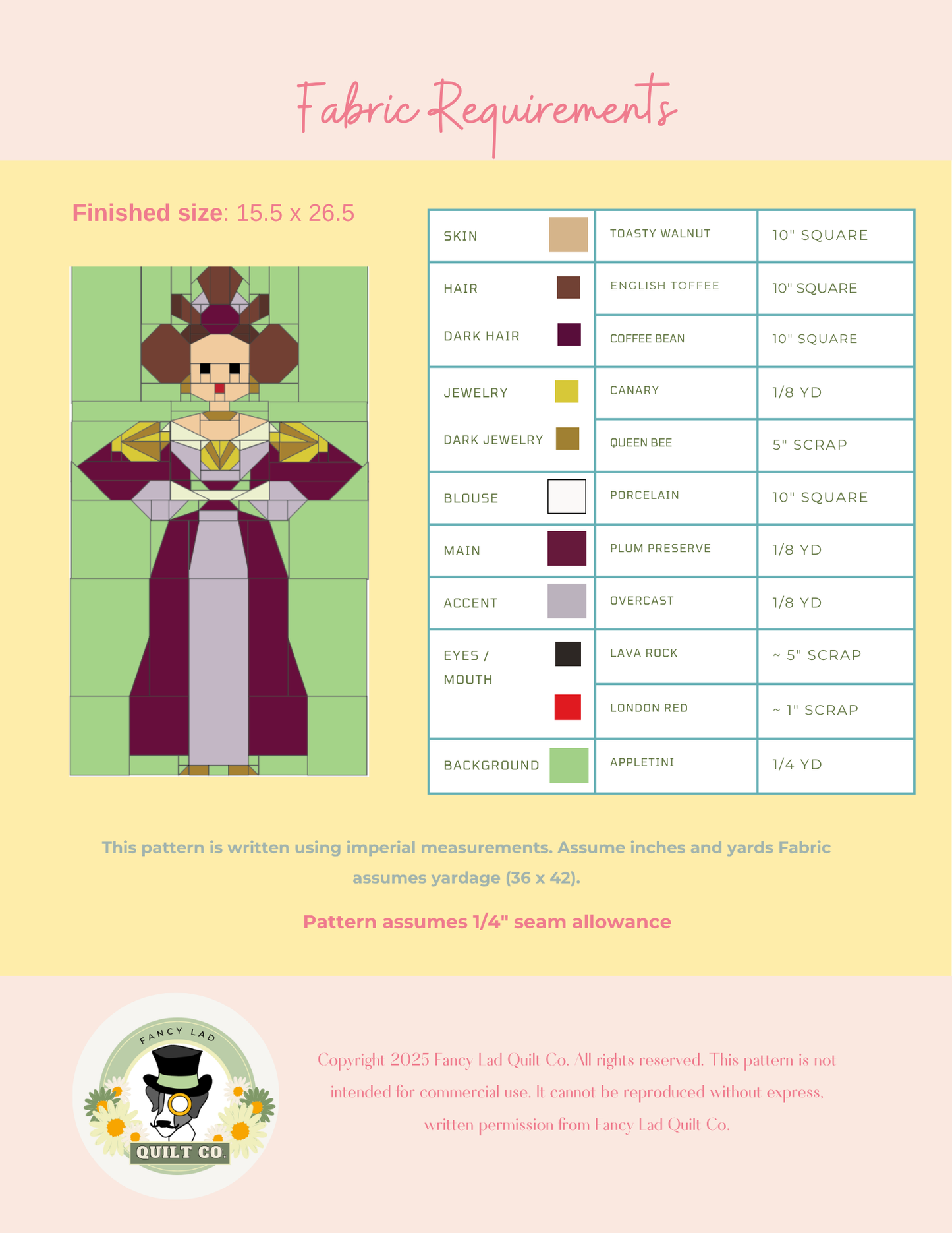 PDF Pattern: Young Victoria
