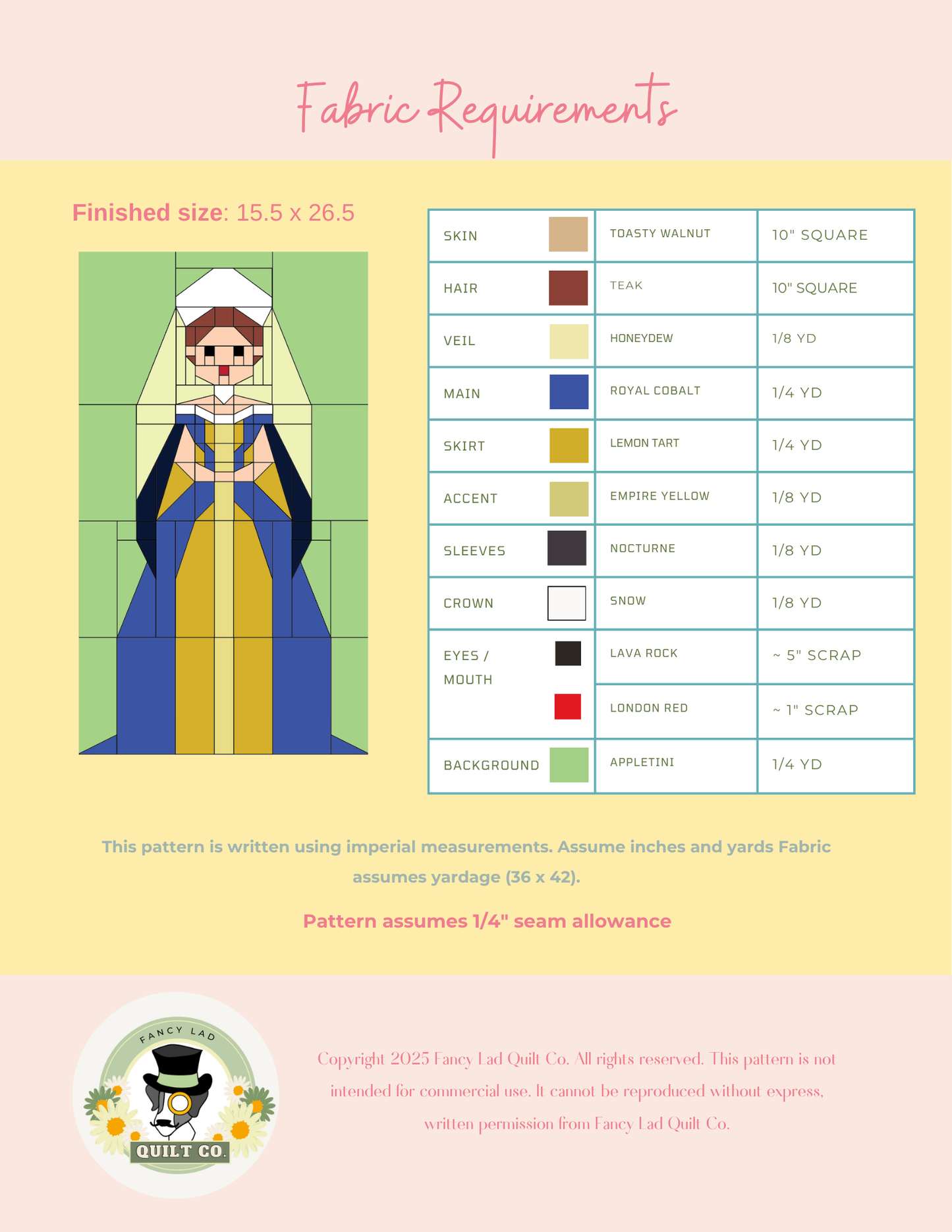 PDF Pattern: Anastasia Romanov