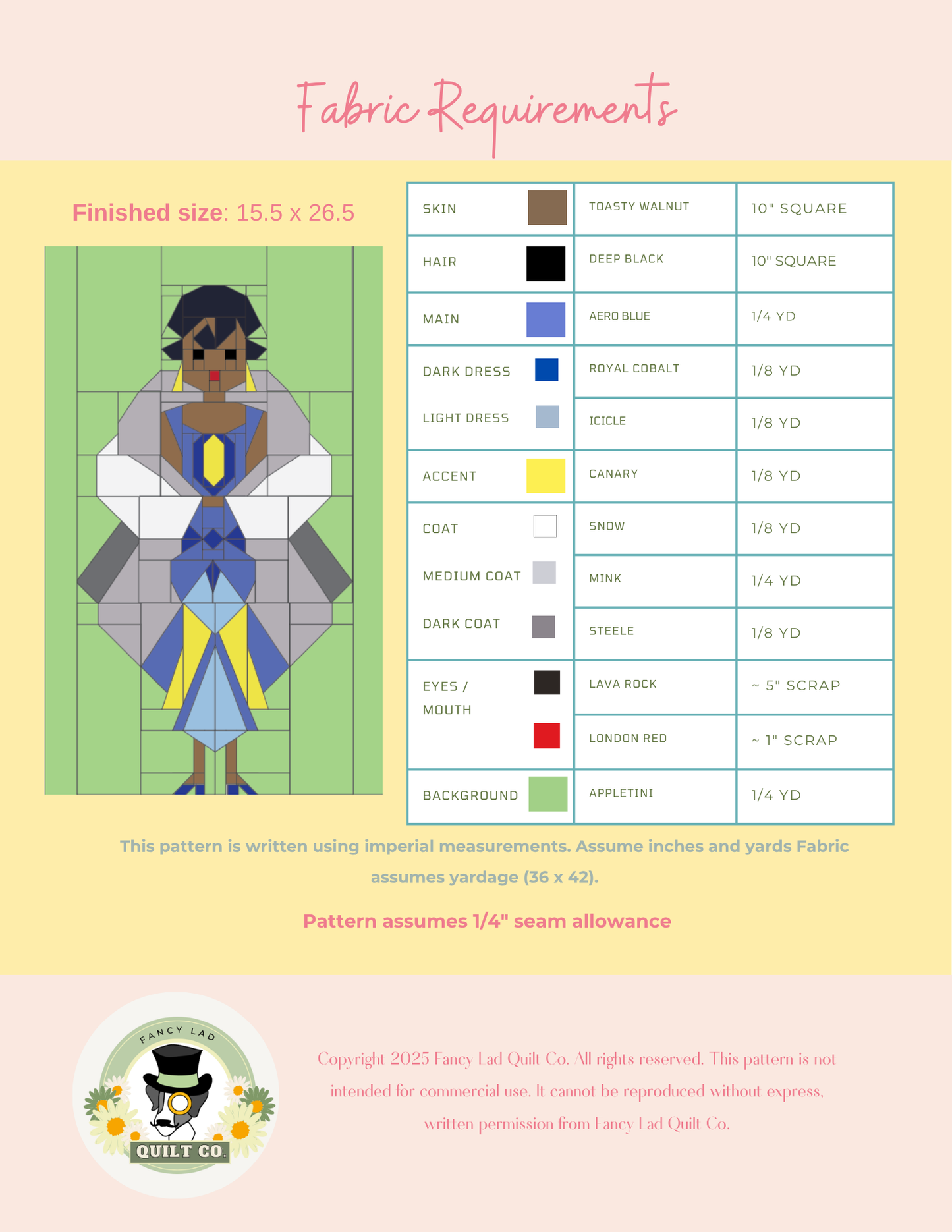 PDF Pattern: Josephine Baker