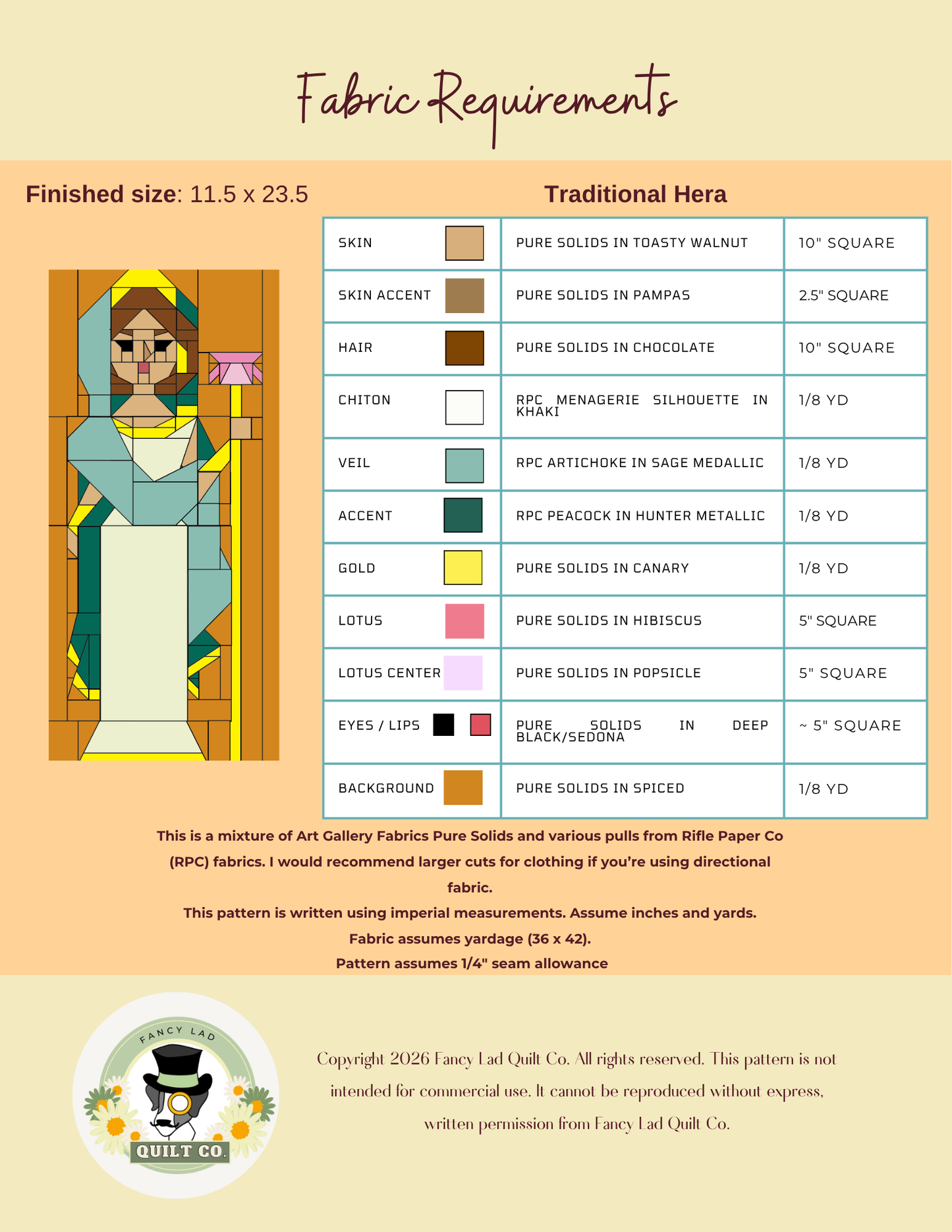 PDF Pattern: Hera
