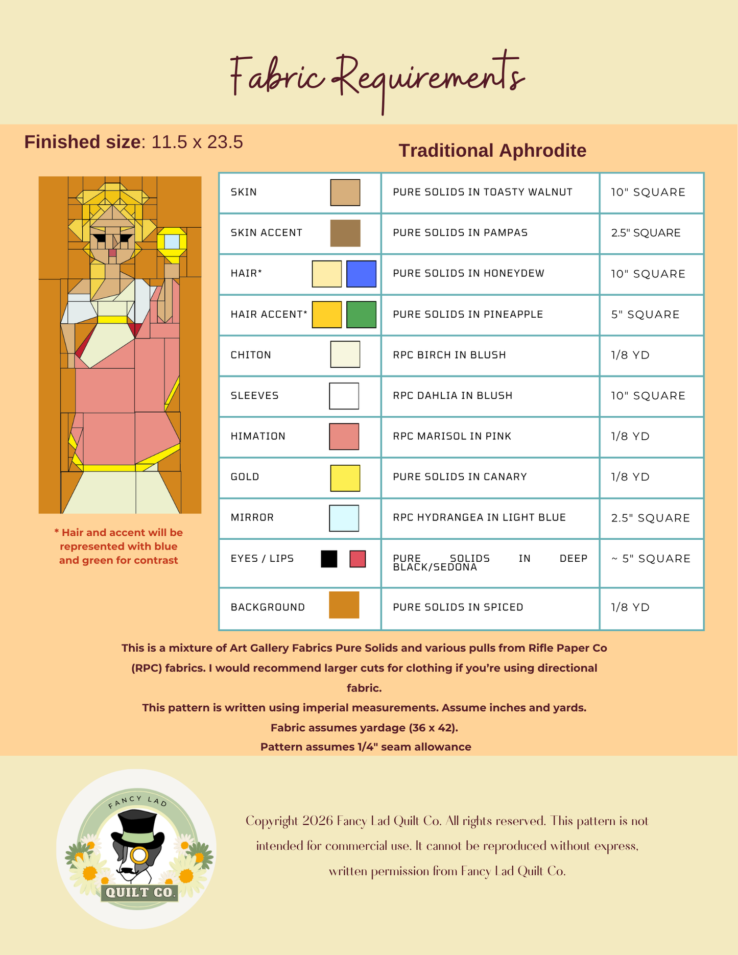 PDF Pattern: Aphrodite