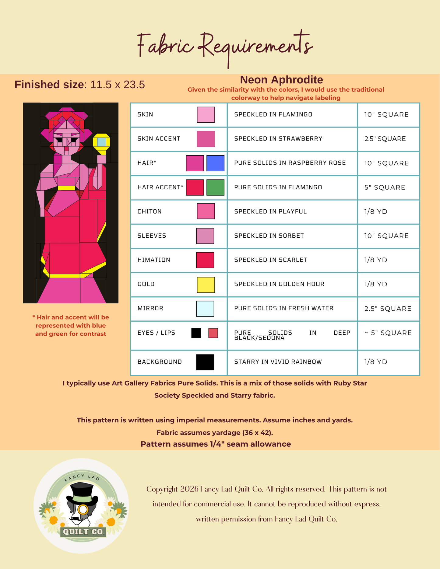 PDF Pattern: Aphrodite
