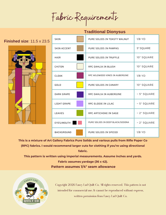 PDF Pattern: Dionysus