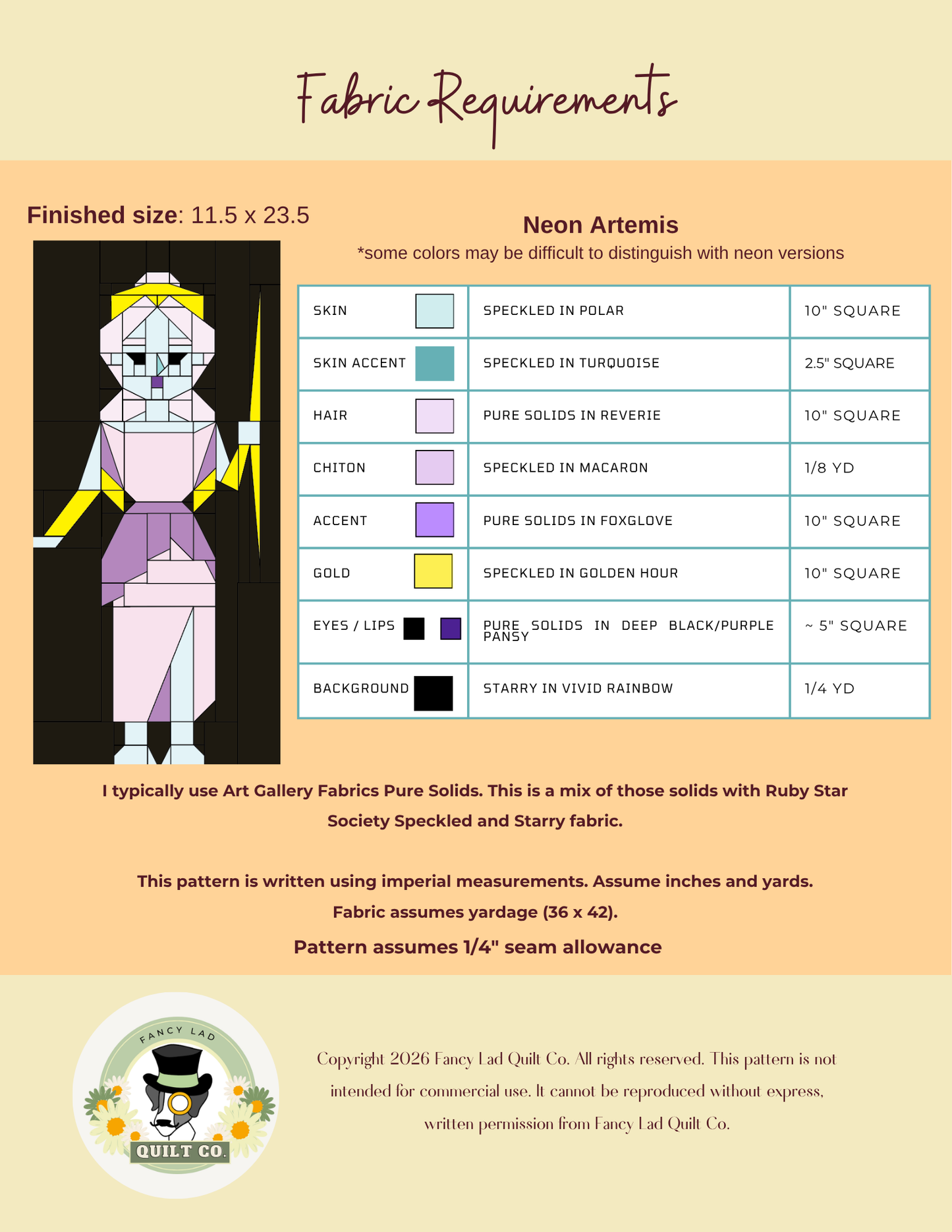 PDF Pattern: Artemis