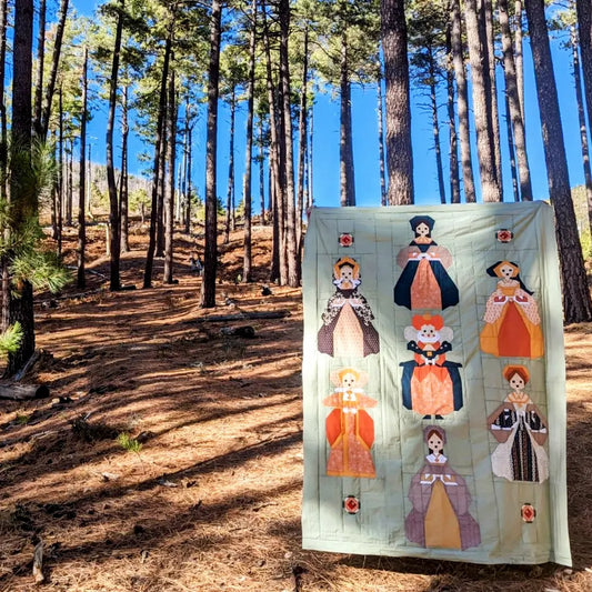 Tudor Women Quilt Top