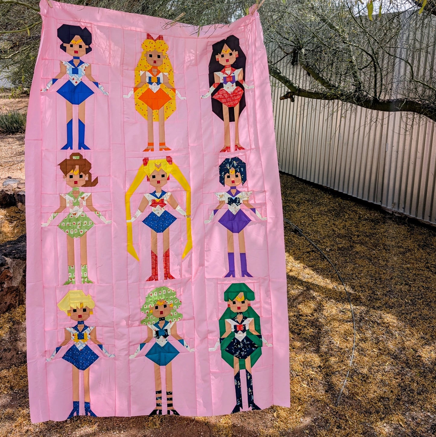 Sailor Moon Quilt Top